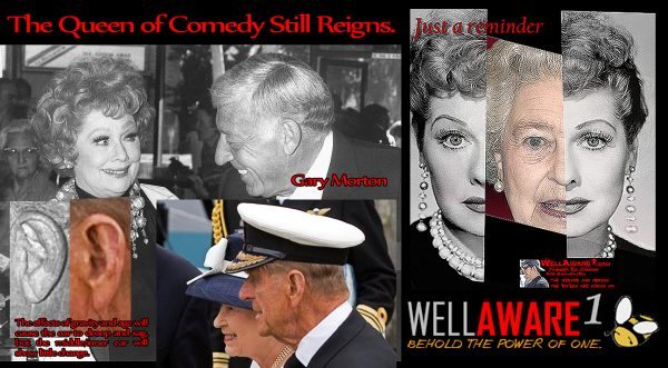 Queen Elizabeth II, Gary Morton, Lucille Ball, Prince Philip