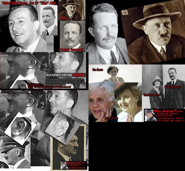 Walt Disney is Kermit Roosevelt, as well as Hitler.