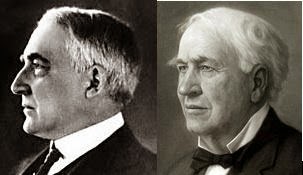 Thomas Edison and President Harding were the same man!