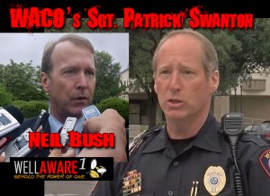Neil bush playing the Waco Police Departments Leasion for the Twin Peeks Biker Shooting Hoax