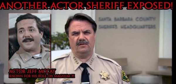 Sheriff Bill Brown, Santa Barbara County, Jeff Mccay, Magnum PI TV Show
