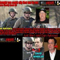 Dan Aykroyd playing a role as David Wheeler at the Sandy Hook event